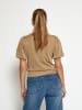 minus T-Shirt in Tan Metal.