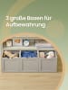 VASAGLE Schuhbank Helan-old in Sandbeige - (B)102 x (H)60 x (T)30 cm