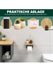 eluno Toilettenpapierhalter VARAZ ca. 18 x 9,5 x 13 cm (B/H/T)