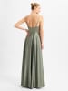 Marie Lund Abendkleid in khaki - 0002