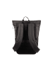 Franky RS77-B Rucksack Rolltop Freizeitrucksack in black