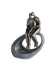GILDE Skulptur Moment bronzefarben, grau - (H) 27 cm