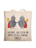 Mr. & Mrs. Panda Tragetasche Zwillinge Abenteuer mit Spruch in Creme