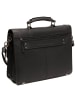 The Chesterfield Brand Stuttgart Aktentasche Leder 38 cm Laptopfach black