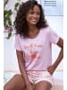 VIVANCE DREAMS Shorty in rosa-weiß-gestreift