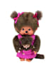 Monchhichi Mutter mit Kind | 20 cm | Monchhichi Puppe | Mädchen | pink | Mama mit Baby