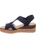 rieker Keilsandaletten in pazifik/marine