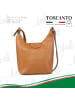 Toscanto Leder Umhängetasche Toscanto Tasche tan, hellbraun ca. 32cm