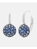 Diamant L'éternel Creolen aus 375 Weißgold mit 0.50 Karat Diamant mit Saphir