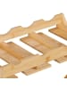 relaxdays Weinregal in Natur - (B)45 x (H)35 x (T)23 cm