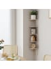 VASAGLE Eckregal Ellan in Beige - (B)20 x (H)126 x (T)20 cm