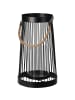 Home&Styling Collection Metalllaterne in schwarz