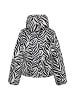 faina Steppjacke Mit Zebra-Print in Weiss Zebra