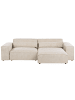 Beliani 3-tlg 2-Sitzer Sofa HELLNAR in Beige linksseitig