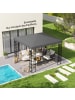 Outsunny Pavillondach 298L x 298B cm Dunkelgrau