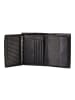Esquire Chicago Geldbörse RFID Schutz Leder 9.5 cm in schwarz