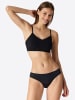 Schiesser Bustier Invisible Soft Lace in Schwarz
