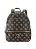 Guess Manhattan - Rucksack 27 cm in mocha logo