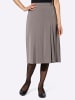 WITT WEIDEN Falten-Rock in taupe-meliert