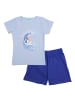 United Labels Disney Frozen - Die Eiskönigin Schlafanzug - Pyjama Set Kurzarm in blau