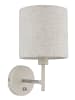 Globo lighting Wandleuchte "DELEON" in beige