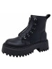 Buffalo Stiefel Aspen Front ZIP in Schwarz