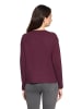 Betty Barclay Feinstrickpullover mit Seitenschlitzen in Dark Aubergine