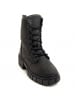 Montevita Stiefel Plateaustiefel Militarsuav in Schwarz