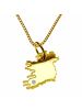 Schmuckador Kette + Irland komplett mit Brillant 585 Gold in gold
