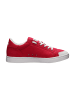 ethletic Canvas Sneaker Active Lo Cut in Cranberry Red | Just White