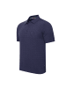 Cappuccino Italia Polo SS Caorle Cable Knit in Blau