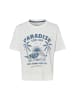 Marie Lund T-Shirt Paradise in ecru grau