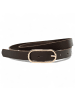 FRONHOFER Ledergürtel in Dunkelbraun