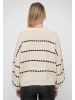 Cloud5ive Cloud5ive Knit Sweater with stripes in black/beige