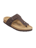 BIOSOFT Sandalen Toe Post in Braun