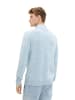 Tom Tailor Pullover KNITTED TROYER in Blau