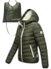 Marikoo Steppjacke Pack Mich Ein in Dark Olive