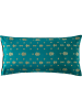 Bassetti Fein Satin Kissenbezug Gold Decor in smaragdgrün