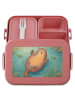 Mr. & Mrs. Panda Bento Box Otter Umarmen Design ohne Spruch in Rot Pastell