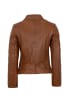 7eleven Lederjacke Lammnappa in Cognac