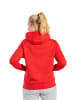 erima Damen Essential Team Kapuzensweat in rot/slate grey