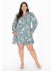 Usha Women Plus Size Dress in green