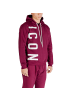 Icon Bordeaux Baumwolle Hoodie