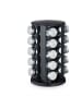relaxdays Gewürzkarussell in Schwarz - (H)34,5 x (D)22 cm