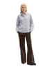 Marc O'Polo Seersucker-Bluse oversize in Light Blue