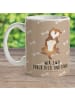 Mr. & Mrs. Panda Camping Tasse Hund Streicheln mit Spruch in Hundeglück