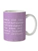 Mr. & Mrs. Panda Kaffeetasse Spruch Bester Dozent mit Spruch in Lavendeltraum
