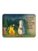 Mr. & Mrs. Panda whiteboardmagnet Pinguin Lagerfeuer Design mit ... in Weiß