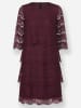 WITT WEIDEN Spitzen-Kleid in burgund