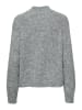 JACQUELINE de YONG Strickpullover Hoher Kragen Langarm in Grau-2